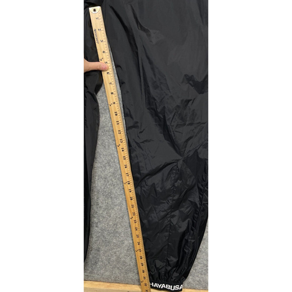 Hayabusa Pro Sauna Pants Mens‎ XL Black Fight Boxing Training Performance - Picture 14 of 15
